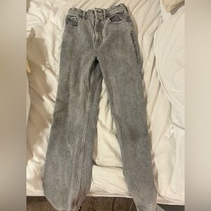 abercrombie 90’s straight ultra high rise jeans